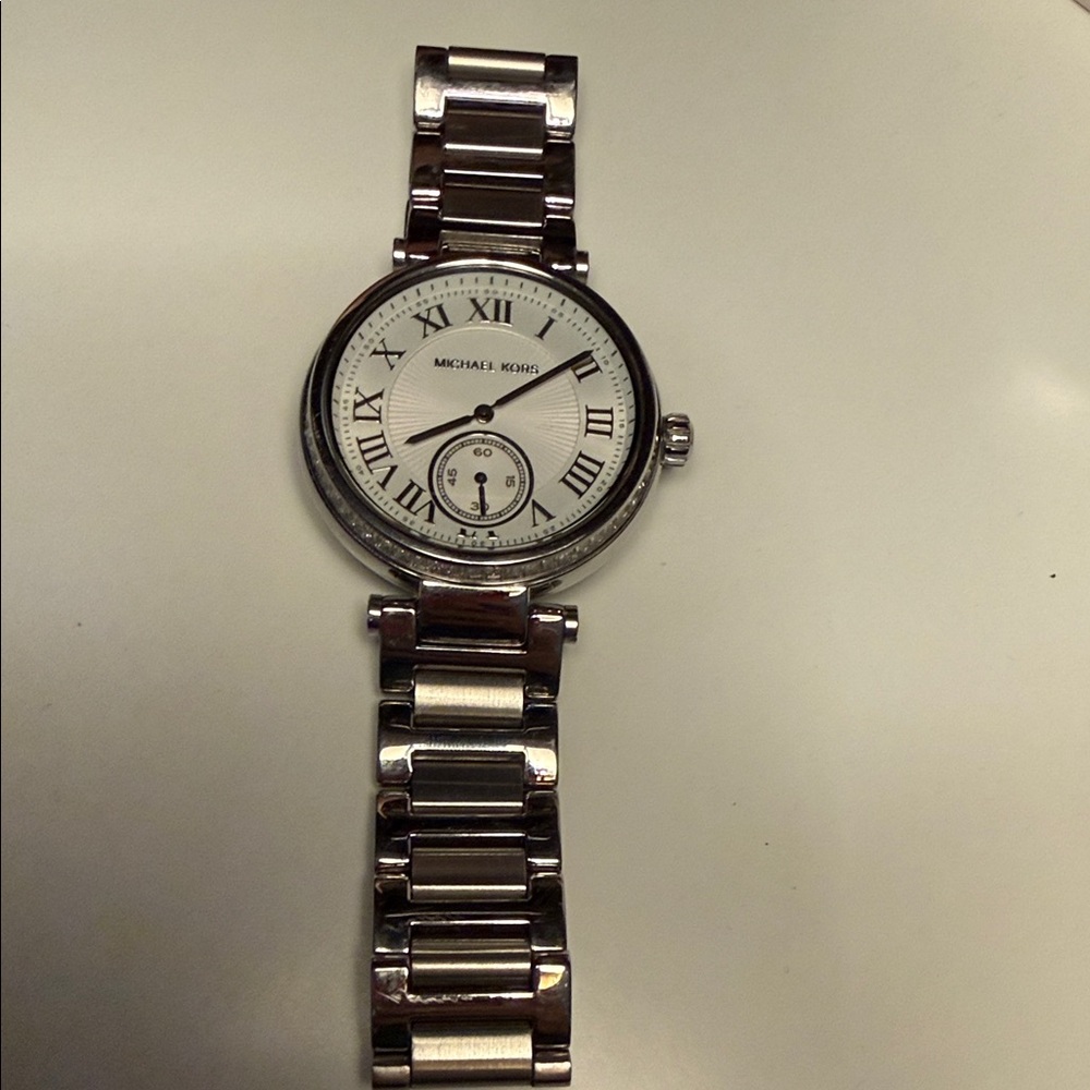 Micheal Kors all stainless steel watch